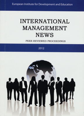 International management news 2012 : [peer-reviewed scientific proceedings] /