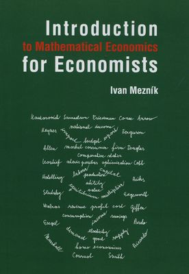 Introduction to mathematical economics for economists /