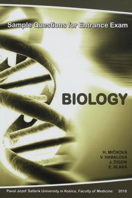 Biology : sample questions for entrance exam /