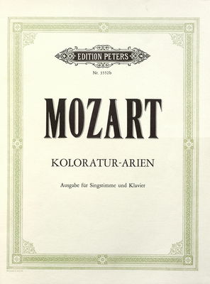 Koloratur-Arien für Singstimme und Orchester.