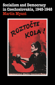Socialism and democracy in Czechoslovakia 1945-1948 /