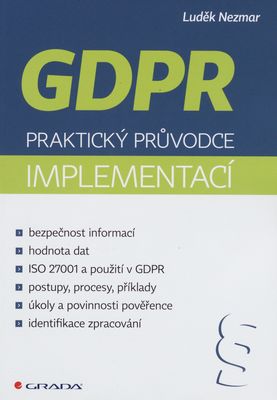 GDPR : praktický průvodce implementací /