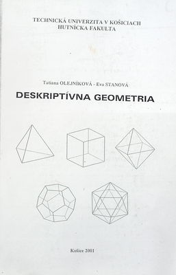 Deskriptívna geometria /