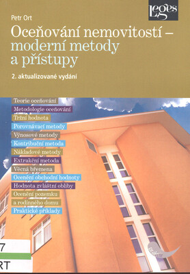 Oceňování nemovitostí - moderní metody a přístupy /