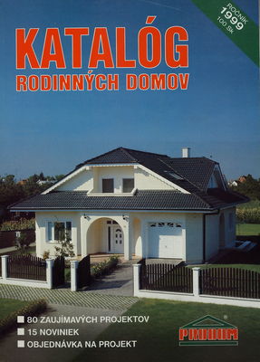 Katalóg rodinných domov. Ročník 1999 /