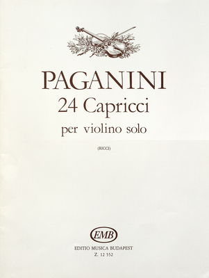 24 Capricci per violino solo Op. 1 /