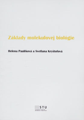 Základy molekulovej biológie /