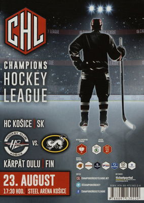 HC Košice - Kärpät Oulu : Champions Hockey League /