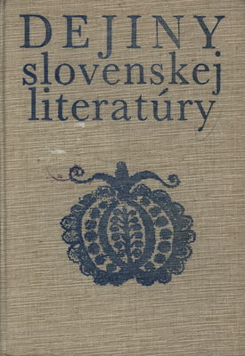 Dejiny slovenskej literatúry /