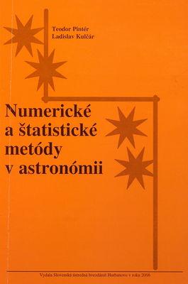 Numerické a štatistické metódy v astronómii /