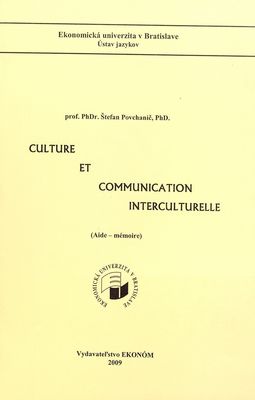 Culture et communication interculturelle : (aide-mémoire) /