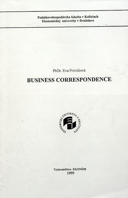 Business correspondence /