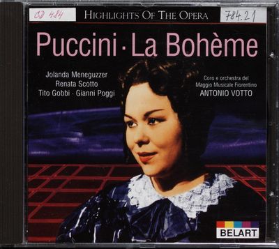La Bohema : highlights of the opera