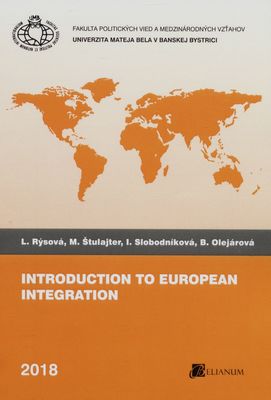 Introduction to european integration /