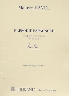 Rapsodie espagnole pour piano à quatre mains /