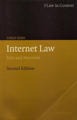 Internet law : text and materials /