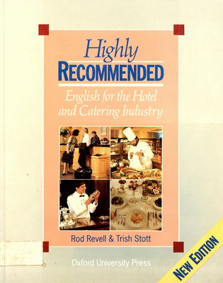 Highly recommended : English for the hotel and catering industry. Student´s book /