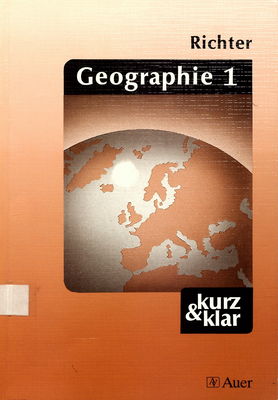 Geographie 1 : allgemeine Geographie /