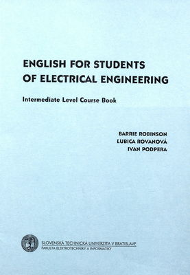English for students of electrical engineering : intermediate level course book /