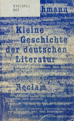 Kleine Geschichte der deutschen Literatur /