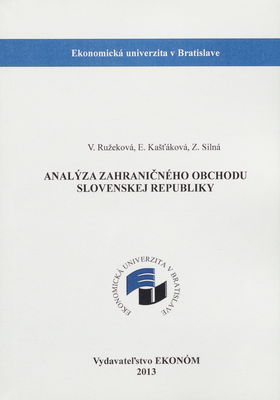 Analýza zahraničného obchodu Slovenskej republiky /