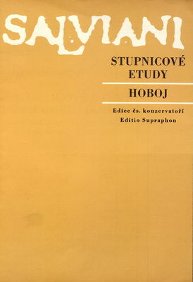Stupnicové etudy pro hoboj (klarinet)