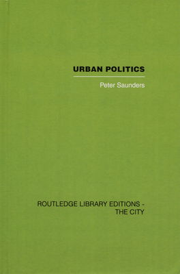 Urban politics : a sociological interpretation /