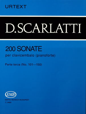 200 sonate per clavicembalo (pianoforte) III, [(No. 101-150)] /