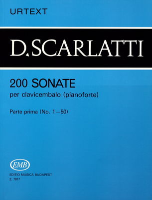 200 sonate per clavicembalo (pianoforte) I, [(No. 1-50)] /
