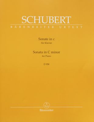 Sonate in C minor für Klavier : Urtext der Neuen Schubert-Ausgabe /