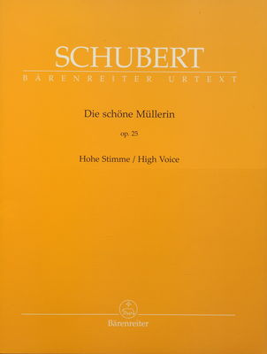 Die schöne Müllerin, op. 25 hohe Stimme /