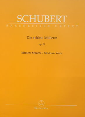 Die schöne Müllerin, op. 25 mittlere Stimme /