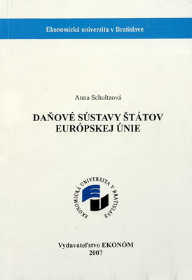 Daňové sústavy štátov Európskej únie /