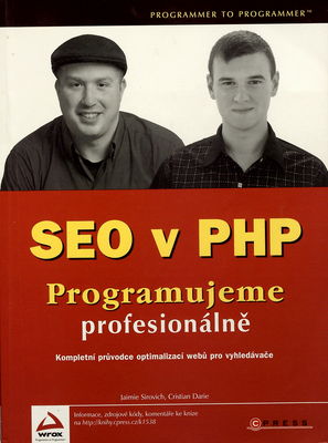 SEO v PHP : programujeme profesionálně /