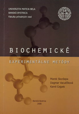 Biochemické experimentálne metódy /