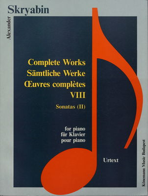 Polnoje sobranije sočinenij dlja fortepiano : urtext. VIII, Sonatas (II) /