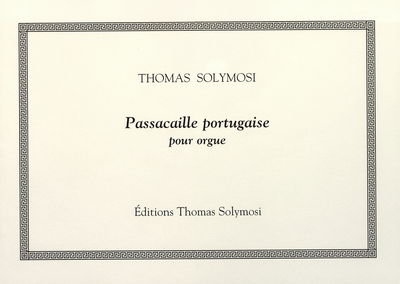 Passacaille portugaise pour orgue /