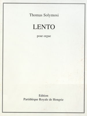 Lento pour orgue /