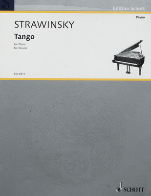 Tango for piano / Igor Stravinskij.