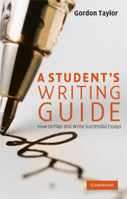 A student´s writing guide how to plan and write successful essays /