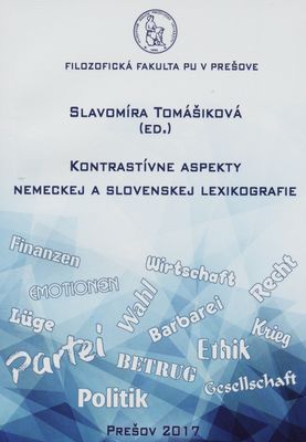 Kontrastívne aspekty nemeckej a slovenskej lexikografie /