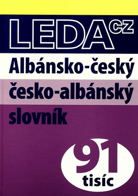 Albánsko-český česko-albánský slovník /
