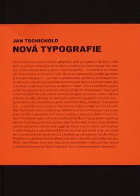 Nová typografie : příručka pro moderní tvůrce /