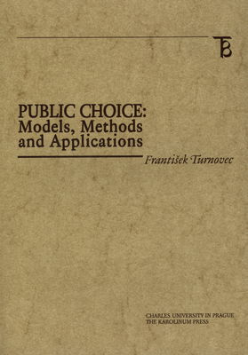 Public choice: models, methods and applications /
