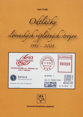 Odtlačky slovenských výplatných strojov od roku 1993. 2. časť, (Ostatné Slovensko) /
