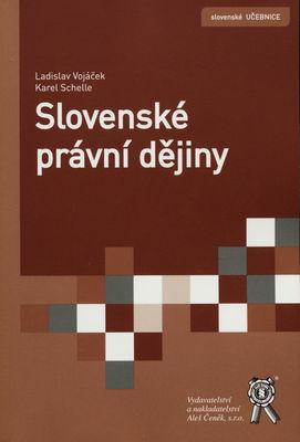 Slovenské právní dějiny /