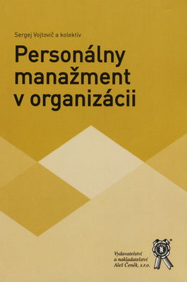 Personálny manažment v organizácii /