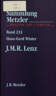 J. M. R. Lenz /