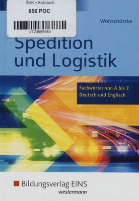 Pocket-Handbuch Spedition und Logistik : Fachwörter von A bis Z. Deutsch und Englisch /