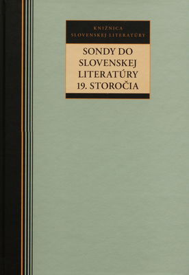 Sondy do slovenskej literatúry 19. storočia /